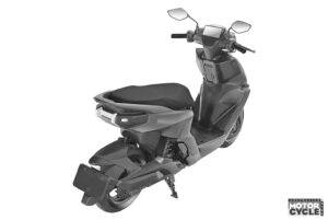 Yamaha Electric Scooter Patent Design Leaked