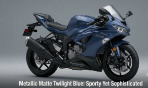2027 Kawasaki Ninja ZX-6R supersport motorcycle showcased in its new Lime Green, Metallic Spark Black, Galaxy Silver, and Metallic Matte Twilight Blue colour options.