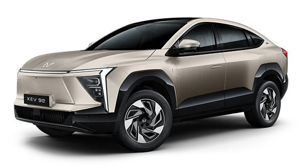 Mahindra XEV 9e Cineluxe Satin Desert Myst