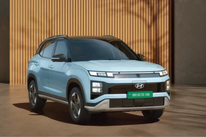 Hyundai Creta EV electric SUV showcased with modern design and Battery-as-a-Service (BaaS) ownership option